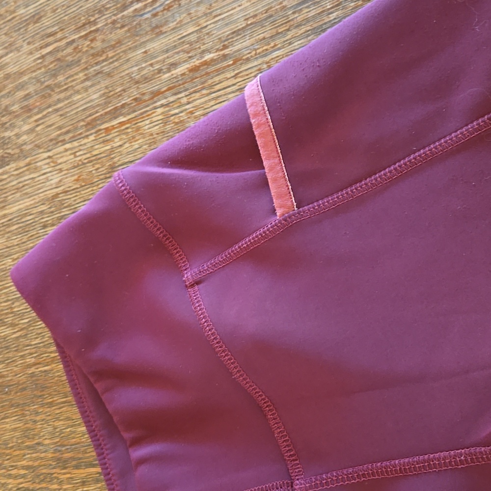 Dover Saddlery Stride Ladies' Magna Full-Seat Tight, Burgundy, Size XS - Picture 5 of 13